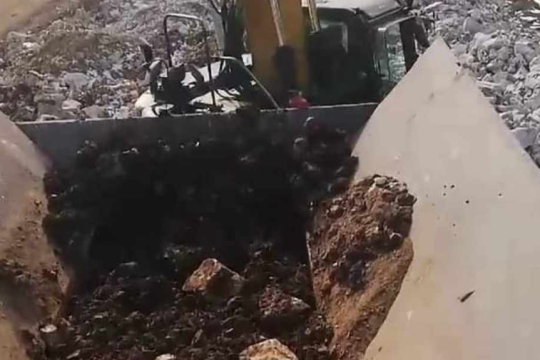 Ο φονικός σπαστήρας στο εργοτάξιο κατασκευής αιολικού πάρκου πάνω από την Ακρινή